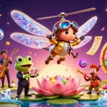 Experience thrilling gameplay at JUN88 casino, featuring dynamic lottery elements and engaging characters.