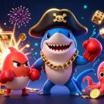 Experience david hoffmeister reviews with vibrant, engaging casino-themed 3D illustration showcasing a shark, pufferfish, and octopus