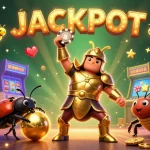 Engage in a thrilling casino experience with xx88 featuring vibrant cartoon characters and jackpot excitement.
