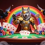 Experience thrilling gameplay with man88 in a vibrant casino-themed 3D scene filled with rich detail.