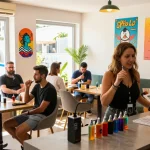 Can you vape in Cyprus? Responsible vaping scene with CBD products and photo ID verification.