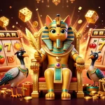 Join the excitement at 58win1 with a vibrant slot machine and an Egyptian theme!