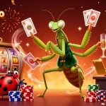 Engage in casino excitement with ombaktoto login featuring vibrant slot reels and lively characters.