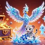 Engage with MISTERI4D's vibrant slots experience featuring a phoenix and playful sprites.