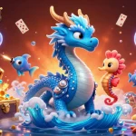 Experience thrilling moments at new888 with a vivid underwater casino scene featuring dazzling game elements.