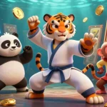 Boost your gaming experience with tải go88 surrounded by slot reels and playful cartoon characters.