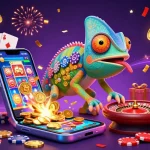 Experience thrilling gaming adventures at HH88 with golden coins and vibrant casino elements.