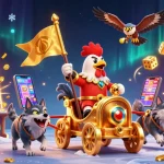 Experience Santa’s Village with a dynamic slot machine jackpot explosion and vibrant 3D characters.