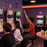 Pengalaman bermain slot gacor penuh keceriaan di ruang permainan modern.
