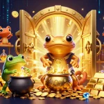 Socolive showcases an enchanting scene of magical alchemy in a dynamic 3D illustration featuring gold transformation.