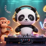 Experience vibrant gambling fun with kjc featuring 3D cartoon characters in an energetic casino scene.